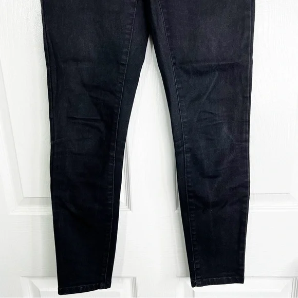 Ellen Tracy Refined Mid Rise Skinny Jeans in Faded Black Women’s Sz 4 - Picture 4 of 10